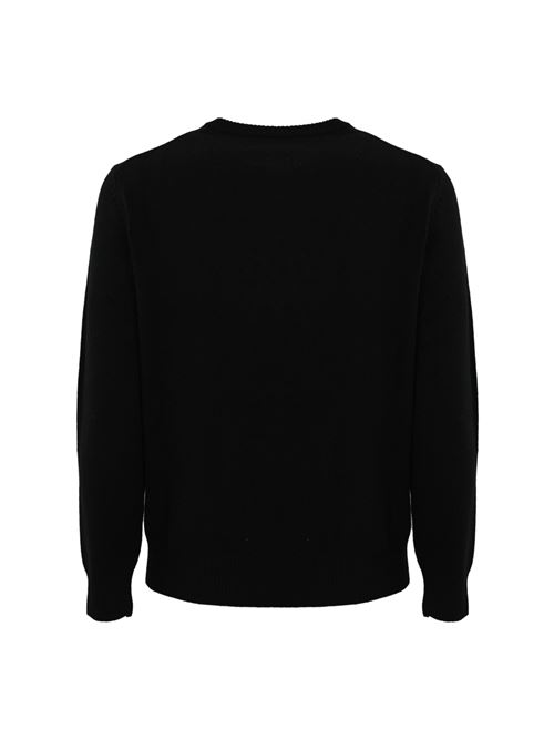 Maglione Heron in misto lana nero Mc2 Saint Barth | HERON00332G APRES SKI BIG 61 EMB